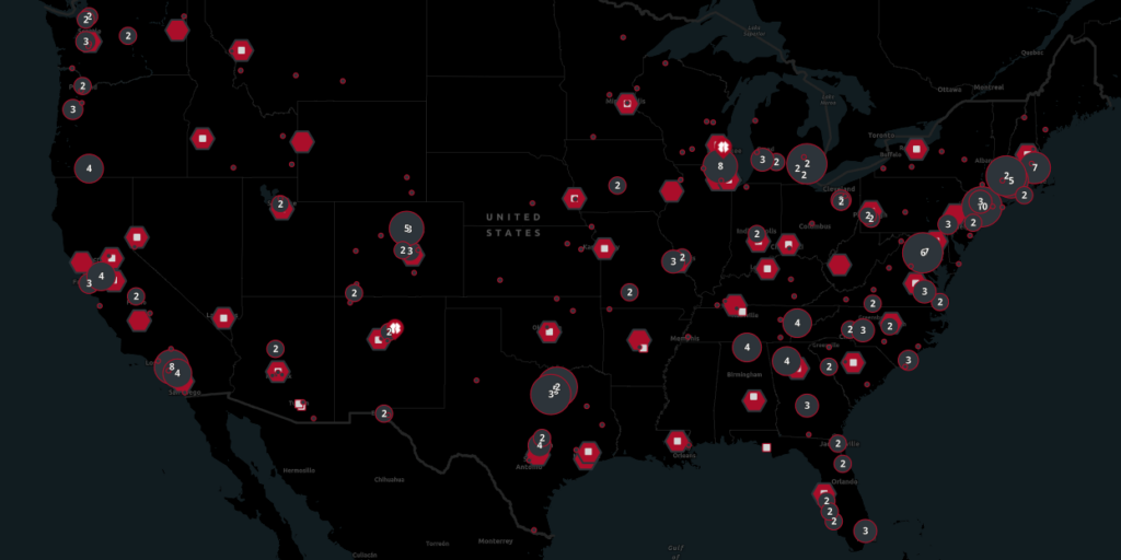 gis disaster response map